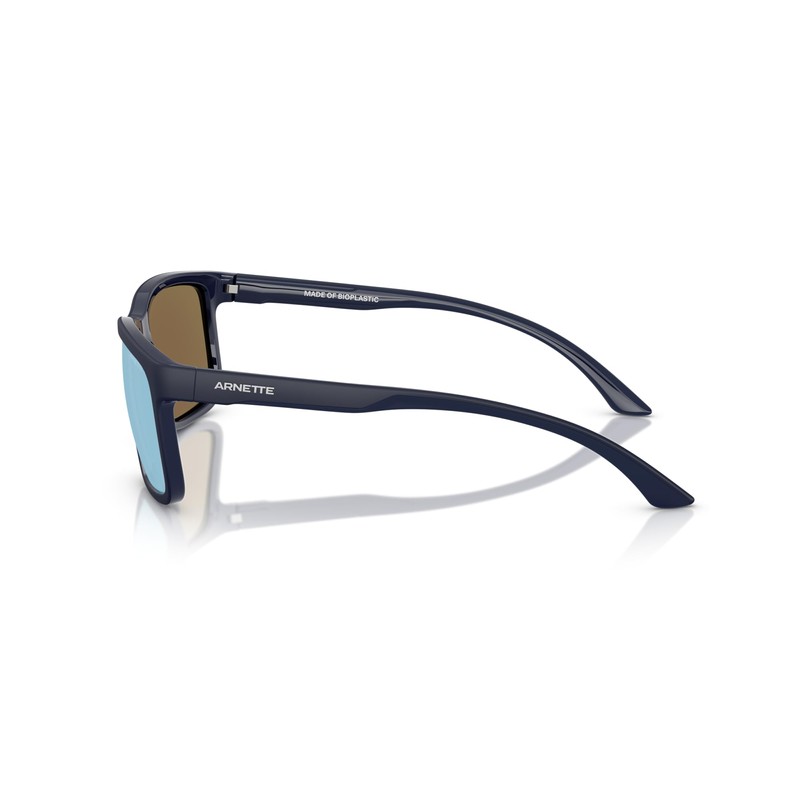 ARNETTE Men's An4359 Headlight Sunglasses, Dark Blue Matte/Shiny/Dark Grey Mirrored