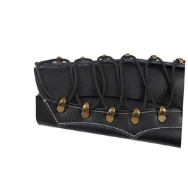 Kisangel Leather Archery Arm Guard Protective Armband Comfortable Wristband for Shooting