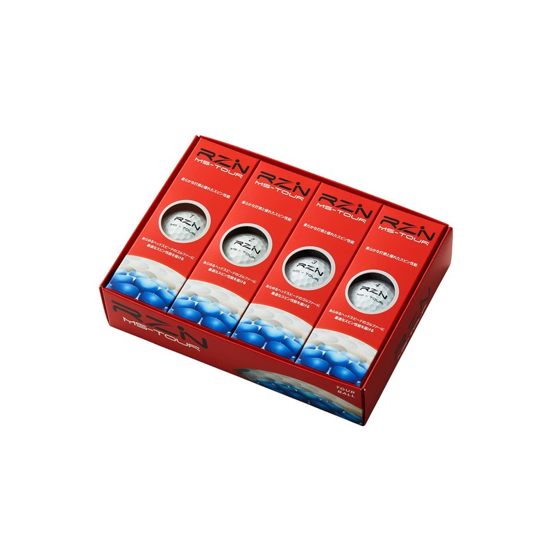 RZN Golf Golf Ball 3 Piece MS-Tour 1 Dozen (12