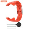 Silicone Replacement Wrist Band for Polar M400 M430 Watch Compatible,