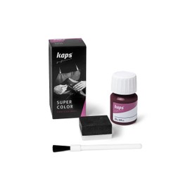 Kaps Super Color, Leather Dye for Natural Leather, Faux Leather and Fabric, Leather Dye 25 ml (111 - Bordeaux)