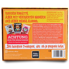 HUHNSOHN - Jetzt gibt´s auf die Eier- Drinking Game for Adults (+18) - Tacting, Using Chickens Cleverly - Not for Weak Drinkers!