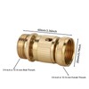 Playlist Brass Quick Connect Hose Connector 3/4" NHT Garden Hose