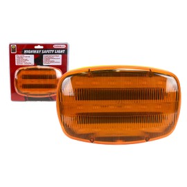 ROAD GENIE Orange Highway Safety Lights LED Lights with Magnetic Back || Light Beacon and Road Flare || Emergency Protection with Continous and Flashing Modes