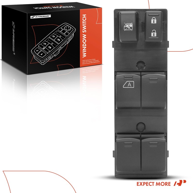 A-Premium Master Power Window Switch Compatible with Nissan Rogue 2010-2013,