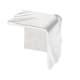 Alberts 467654 Corner Protection | Ribbed Embossing | Aluminium Natural | 23.5 x 23.5 mm