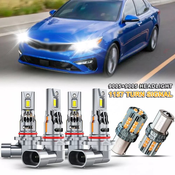 CHUSYYRAY For Kia Optima 2019 2020 Bombillas LED para faros