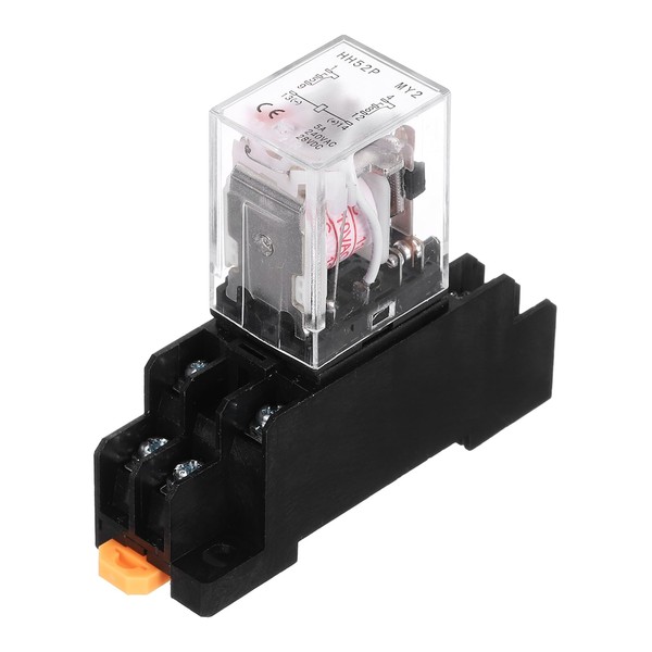 MECCANIXITY 1Pcs AC 110V Electromagnetic Power Relay, 8-Pin 5A Power