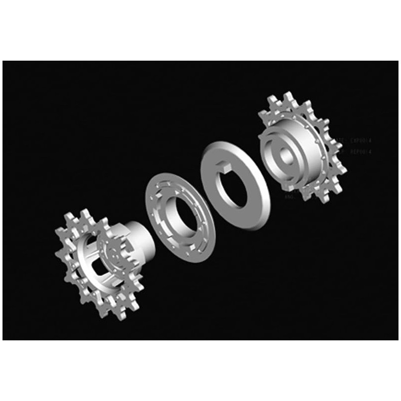 Hobby Boss US White 666 Cargo Hard Top Model Kit