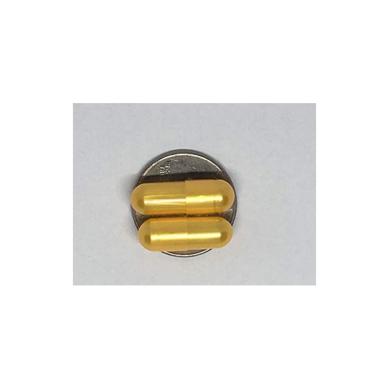 Empty Gelatin Capsules Size 0 Yellow Gold (500)