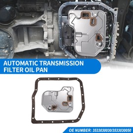 ACROPIX Automatic Transmission Filter Kit c-vT Oil Cooler Filter Oil Pan Gasket Kit for Lexus GS400 1998-2000 No.3533030030030/35330050-Pack