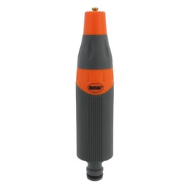 Amig - Irrigation Nozzle | 140mm | High Flow Adjustable Watering Lance | Ideal for Large Surfaces | ABS Plastic and Rubber | Orange and Grey
