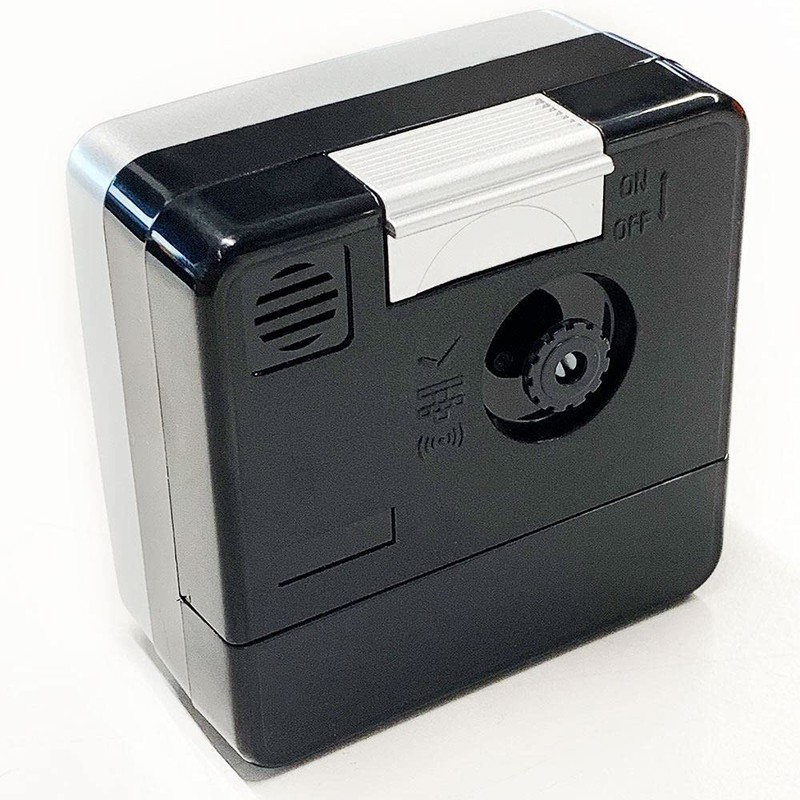 KORJO AAC 73 Analogue Alarm Clock, 5.5 Centimeters, Silver/Black