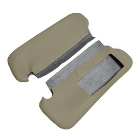 Zieichy Driver Passenger Sun Visor Replacement Cover Fit for Toyota 4Runner 1996 1997 1998 1999 2000 2001 2002,Tan