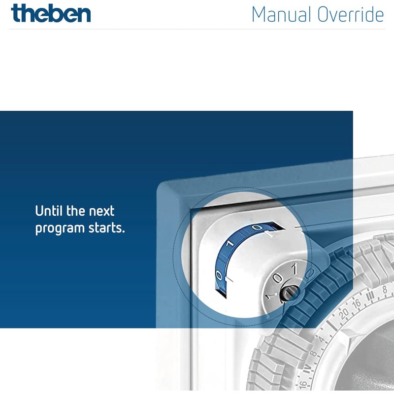 Theben 0260855 timer 26 IP 44 - Analogue Timer for