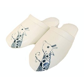 Kirin Kids’ Slippers, For Guests, For Commercial Use, TAJIMA Kameichido, Synthetic Leather, Kids, Gilaf, Original Design, Unprecedented Millipher, Simple, Stylish, Cute, For Toilets, Hospitals, Facilities
