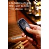 HIBEYO Smart Car Key Case Fits Mercedes Cowhide Leather Key