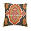 Trade Star Exports Handwoven Indian Cushion Cover 18x18, Kilim Pillows,