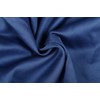 Luxurious Dark Blue Satin Single XL Fitted Sheet, 100% Cotton,
