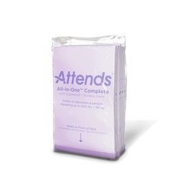 Attends Supersorb Maximum Disposable Underpads for Incontinence, 30"x36" Absorbent Pad, Heavy Absorbency, 5ct Bag