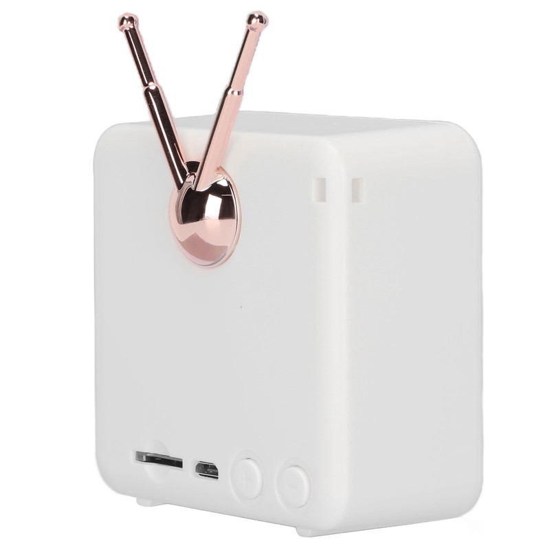 TV Shaped BT Speaker Wireless Lightweight Portable Mini Classic Style