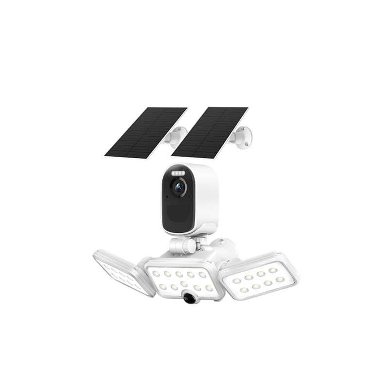 Solar Powered Camera with Light