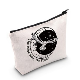 Horror Movie Makeup Bag Movie Fan Gift Classic Movie Gift Vintage Fantasy Movie Gift (Babe with The Power Bag ca)