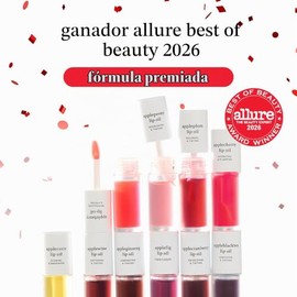 NOONI- Aceite de labios coreano - Applecranberry | Refresca y da color a los labios secos con aceite de semilla de manzana y semilla de jojoba