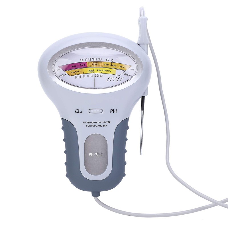 Water Analyzer, PC-102B CL2 Chlorine and PH Tester Swimming Pool