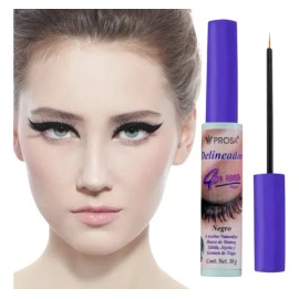 Delineador De Ojos Brocha Negro Prosa 4 En 1