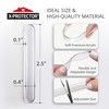 X-Protector Cabinet Door Bumper Strips - 40 PCS - Clear
