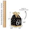 Big Dot of Happiness Adult 60th Birthday - Gold -