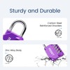 RESET-060 2 Pack 4 Digit Combination Lock Outdoor Padlock for