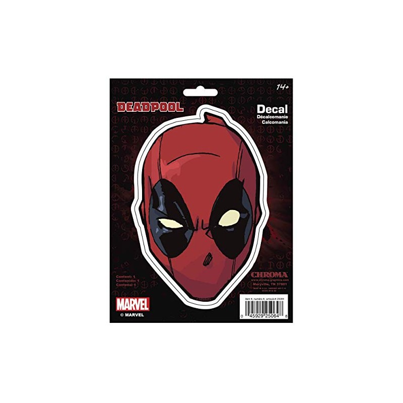 CHROMA Deadpool Sticker 6" x 8"