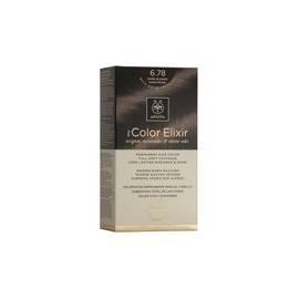 APIVITA MY COLOR ELIXIR HAIR COLOR KIT, PERMANENT HAIR COLOR 6.78 DARK BLONDE