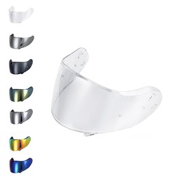 EvoParts Visor CNS-3 Compatible with Shoei Neotec 2 (Not Neotec 1 e Neotec 3) (Clear)