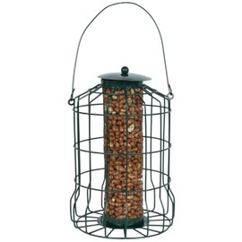 Supa Wild Bird Caged Peanut Feeder, Deters Squirrels And Larger Birds Such As Doves & Pigeons.