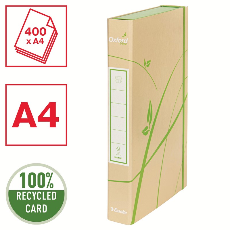 Esselte OXFORD GREEN 39785053 Project Folder with Elastic 4 cm