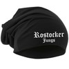 Rostocker Boys' Hat | Football Ultras Sport Unisex Beanie, black