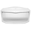 Architectural Mailboxes Villa Aluminum Wall Mount Mailbox, 2541W, White, Small