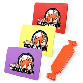 WRAPXPERT Vinyl Wrap Squeegee 4 Inch with Big Buffer Felt Edge, Felt Squeegee for Window Tinting, Sign Making and Sticker Wrap Application Tools,Pack of 3 for Vinyl Car Wrap