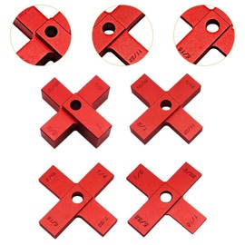 Generic 4 Pieces Setup Blocks Table Saw Depth Gauge Kit for Trimming Woodworking Router