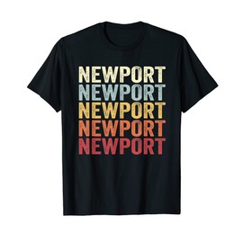 Newport Maine Newport ME Retro Vintage Text T-Shirt