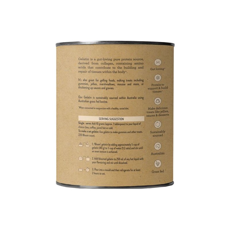 Nutra Naturals Australian Gelatin Unflavoured 300G