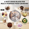 Electric Grinder for Kitchen, 800W Spice Grinder with Detachable Bowl