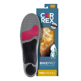 CURREX BikePRO Plantilla - Plantilla de soporte dinámico para hombres y mujeres - Para triatletas, ciclistas de resistencia, ciclismo de montaña y bicicleta estacionaria