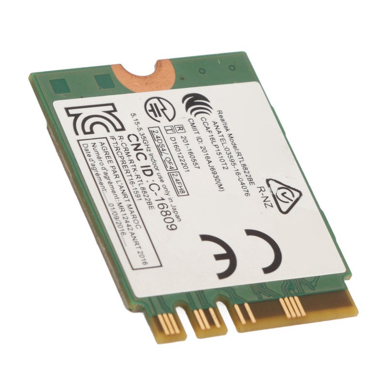 RTL8822BE Network Card 01AX712 433Mbps WiFi Bluetooth 4.0 M.2 NGFF