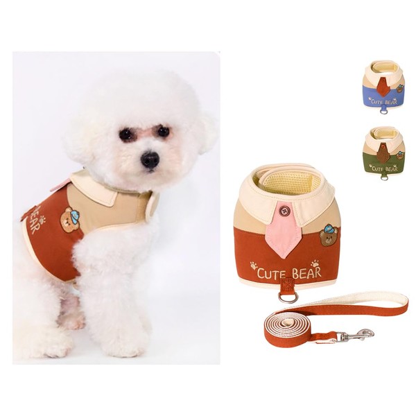 Homie Pettie Dog Harness, For Small Dogs, Lightweight, Chest Backband,