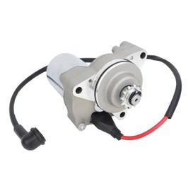 Shamofeng 3 Bolt Starter Motor with Line for 50cc 70 cc 90cc 100 cc 110cc 125 cc Dirt Bikes Go Karts ATV Pit Bike Dune Buggy Sandrail Quad 4 Wheelers SSR Roketa Taotao Coolster Jonway SunL