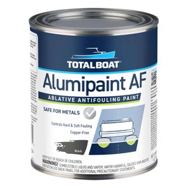 TotalBoat Alumipaint AF Copper Free Aluminum and Pontoon Boat Bottom Paint (Black, Quart), 1 Quarts (Pack of 1)